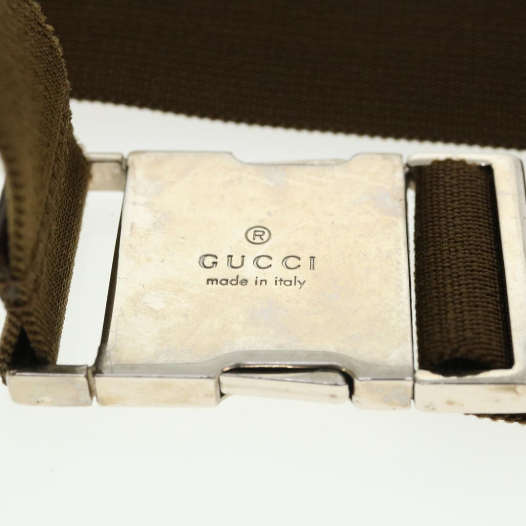 GUCCI GG Canvas Waist Bag Beige 92548 212792 yt967