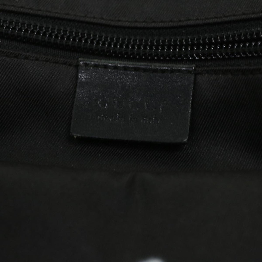 GUCCI GG Canvas Waist Bag Black 145851 200905 yt968