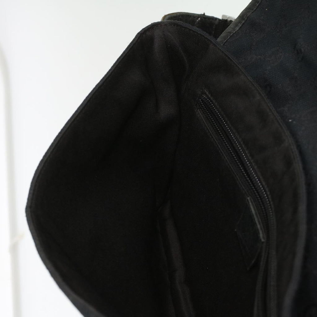 GUCCI GG Canvas Waist Bag Black 145851 200905 yt968