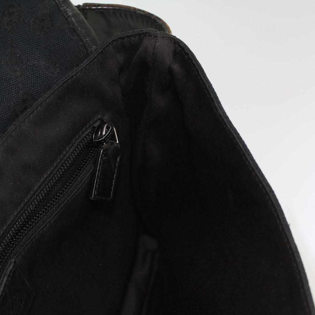 GUCCI GG Canvas Waist Bag Black 145851 200905 yt968