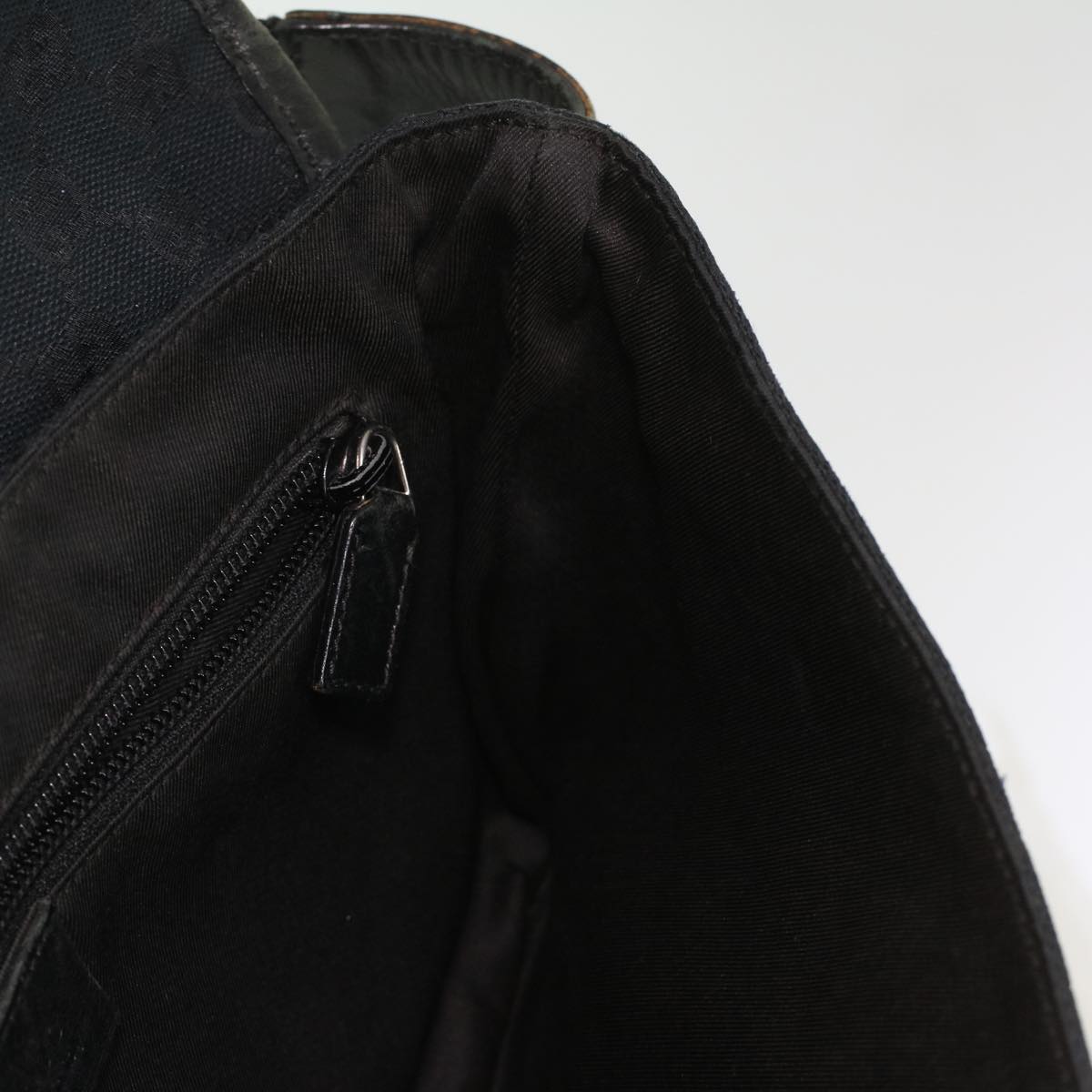 GUCCI GG Canvas Waist Bag Black 145851 200905 yt968