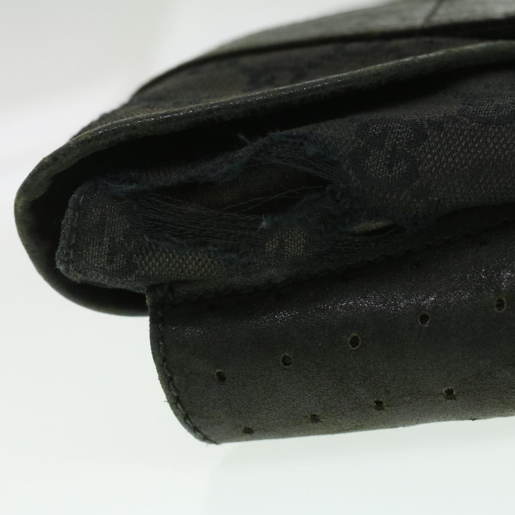 GUCCI GG Canvas Waist Bag Black 145851 200905 yt968