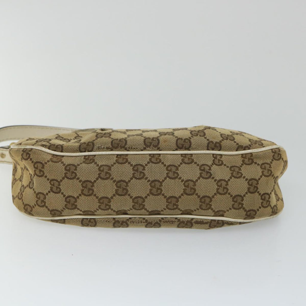 GUCCI GG Canvas Shoulder Bag Beige 211945 yt982
