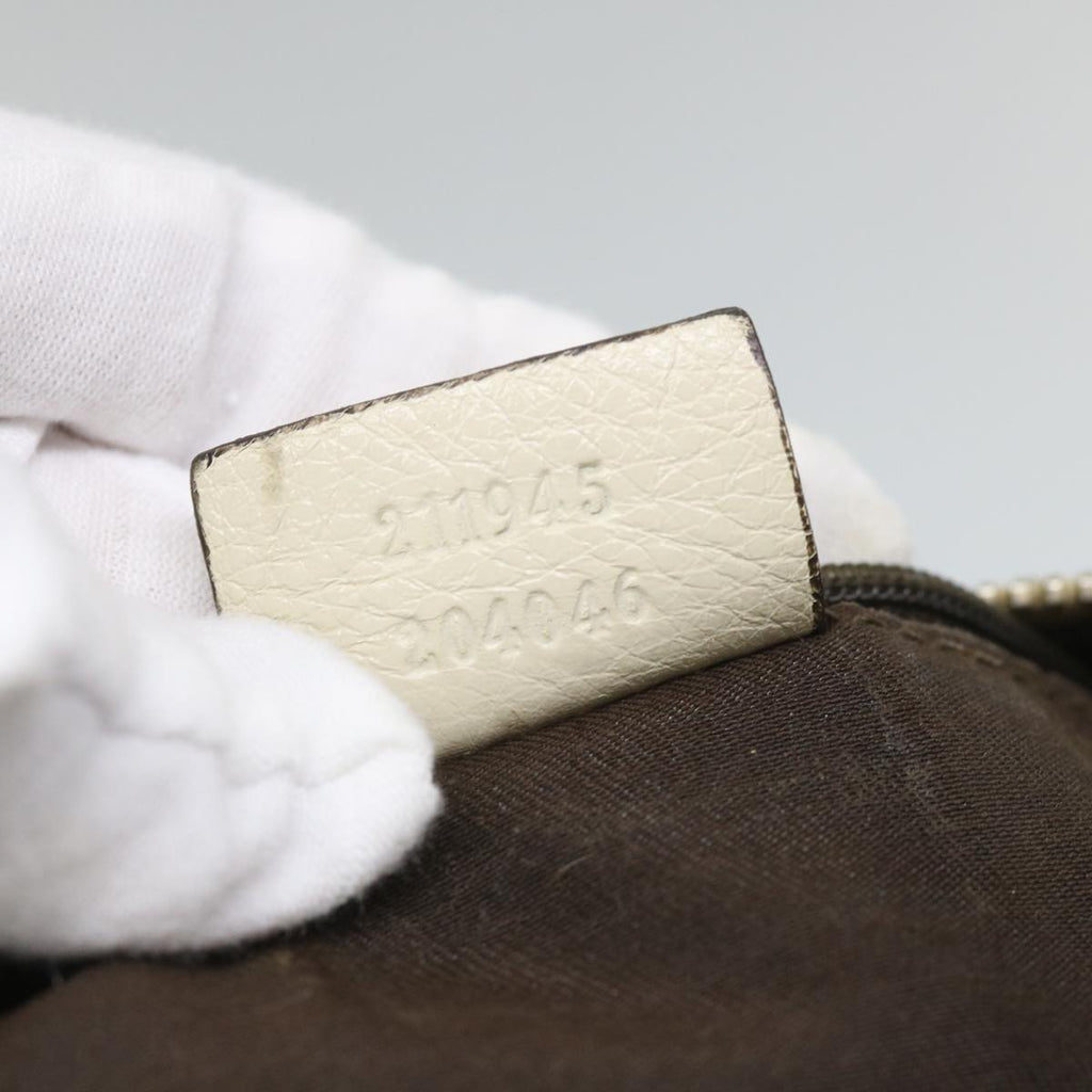 GUCCI GG Canvas Shoulder Bag Beige 211945 yt982