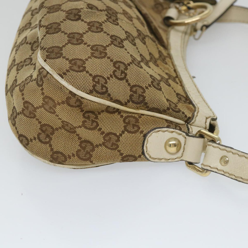 GUCCI GG Canvas Shoulder Bag Beige 211945 yt982