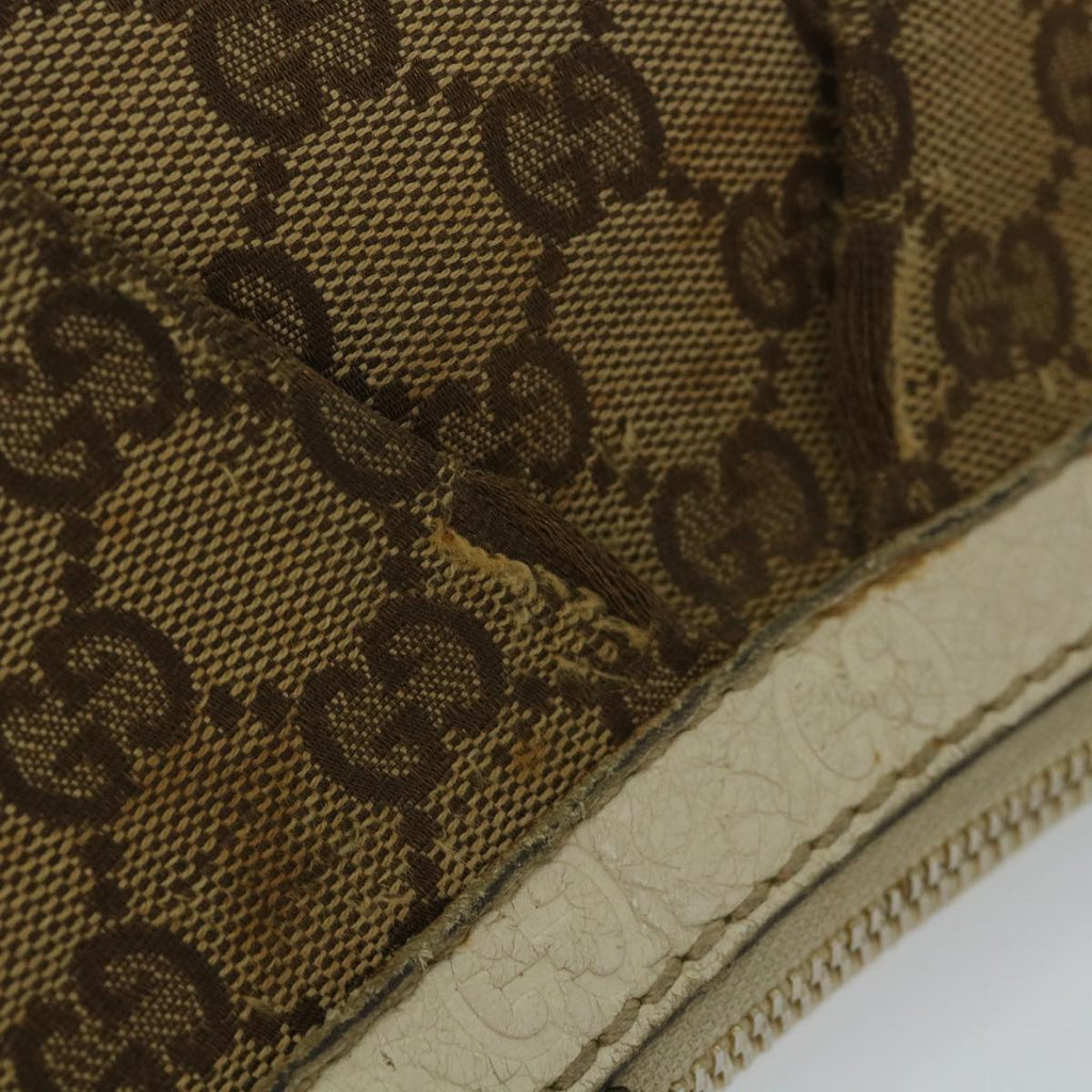 GUCCI GG Canvas Shoulder Bag Beige 211945 yt982