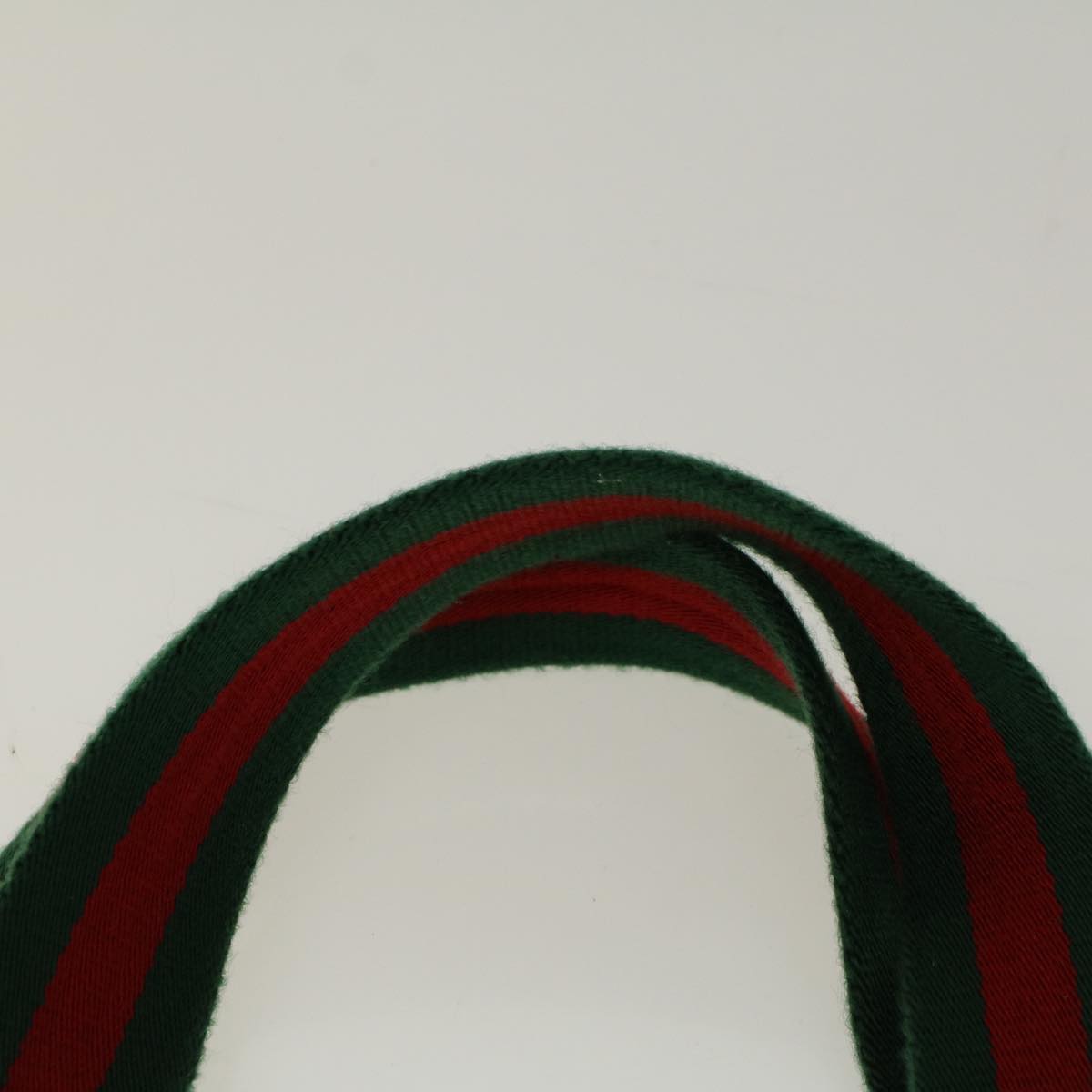 GUCCI GG Canvas Web Sherry Line Tote Bag Beige Red Green 145758 yt984