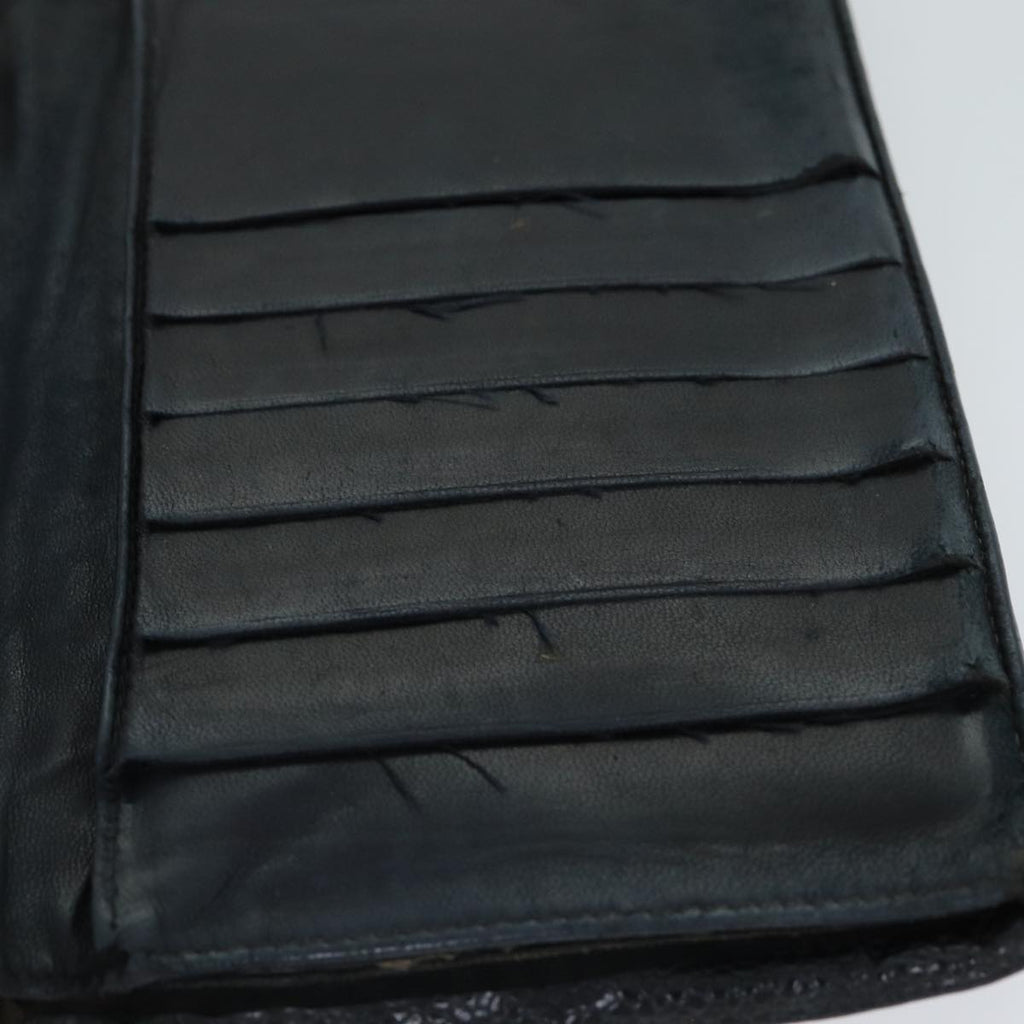 CHANEL COCO Mark Wallet Caviar Skin Black CC yt993