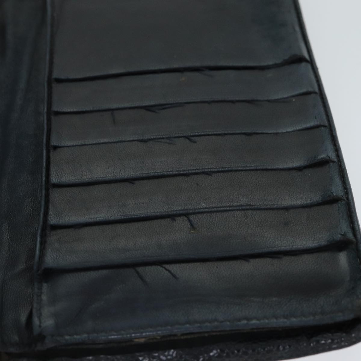 CHANEL COCO Mark Wallet Caviar Skin Black CC yt993