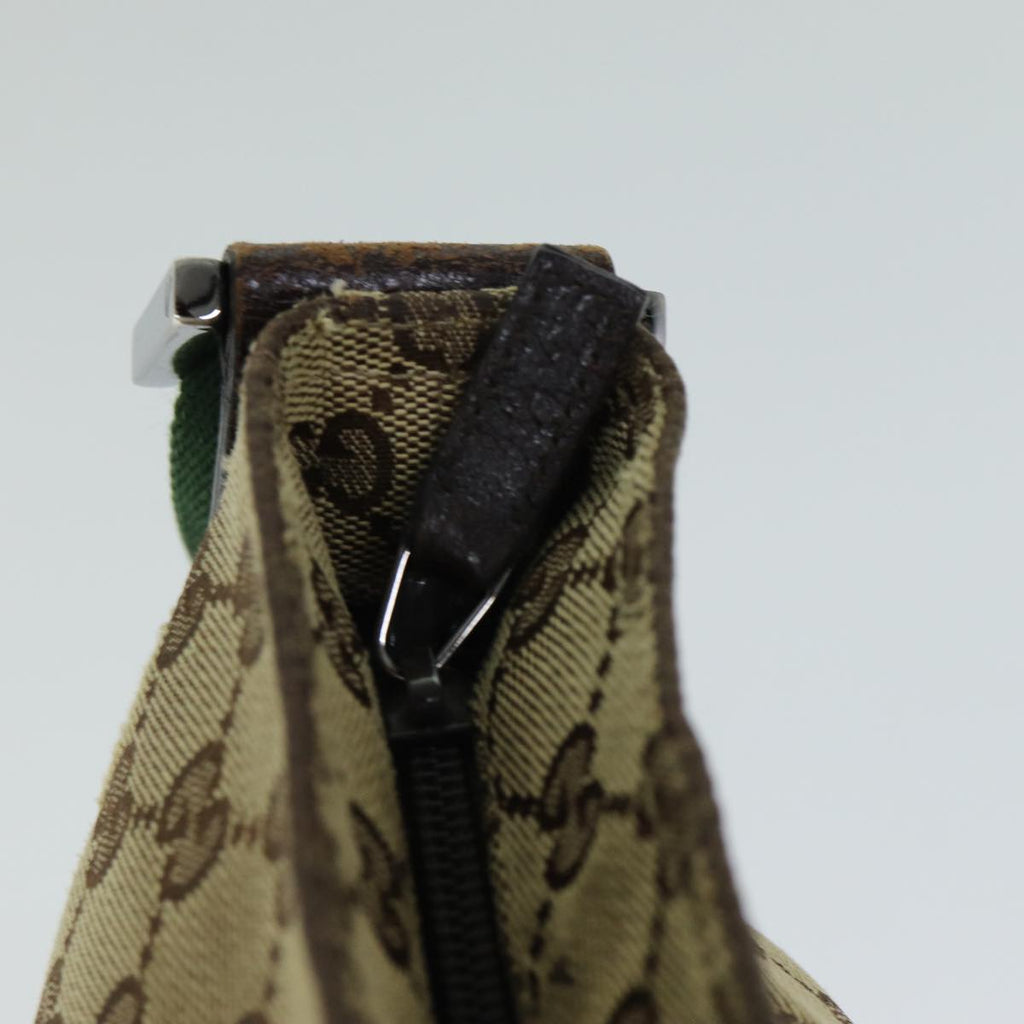 GUCCI Web Sherry Line GG Canvas Shoulder Bag Red Beige Green 189751 yt998