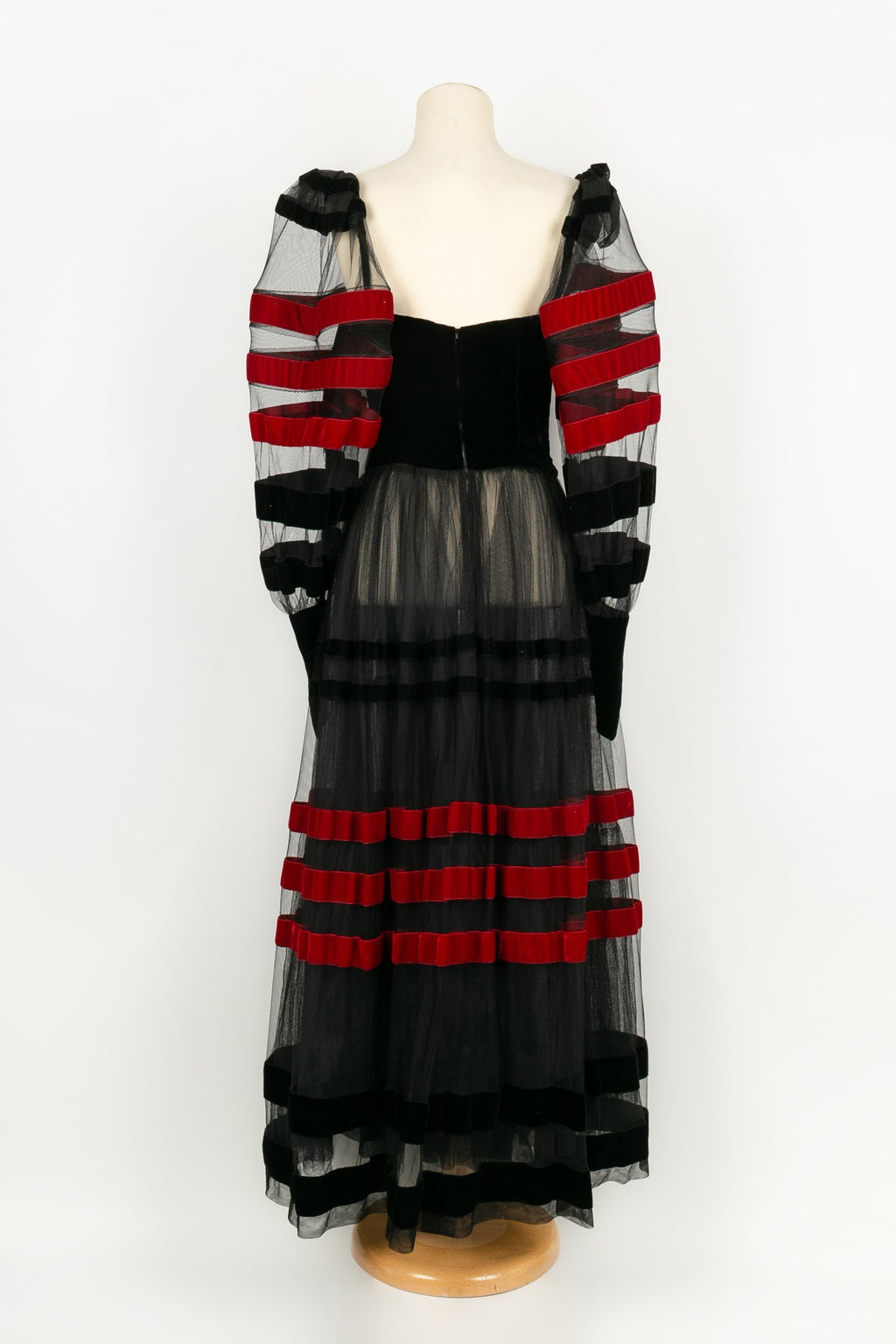 Robe en velours et tulle Loris Azzaro