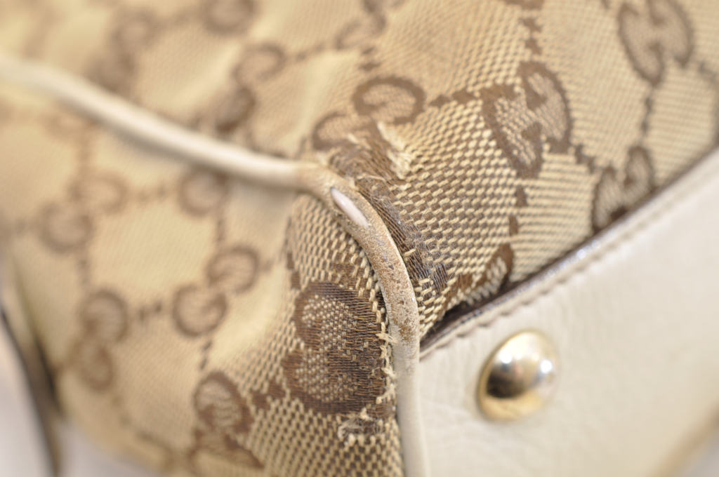 GUCCI GG Canvas Tote Bag Brown yy580