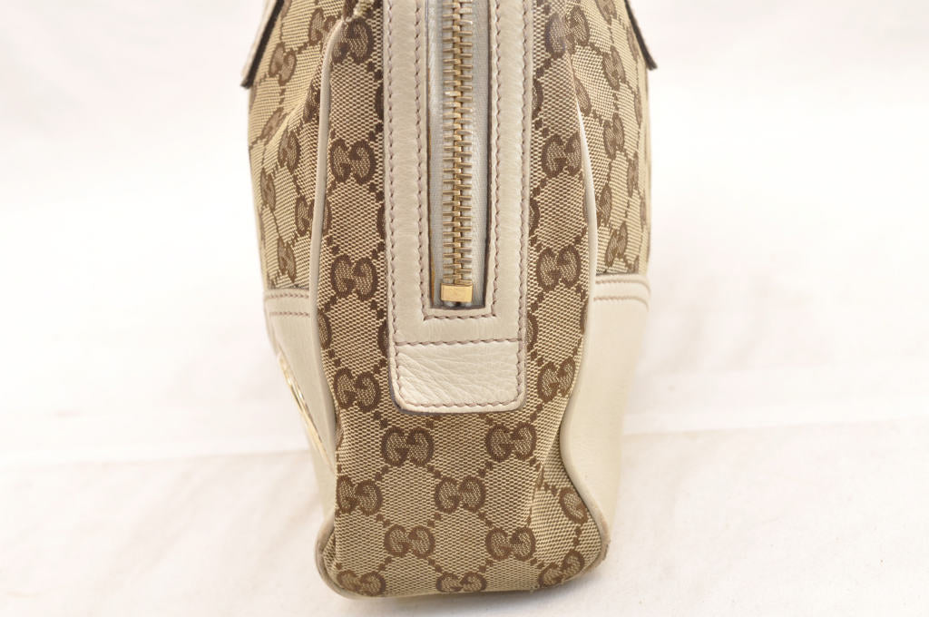 GUCCI GG Canvas Tote Bag Brown yy580